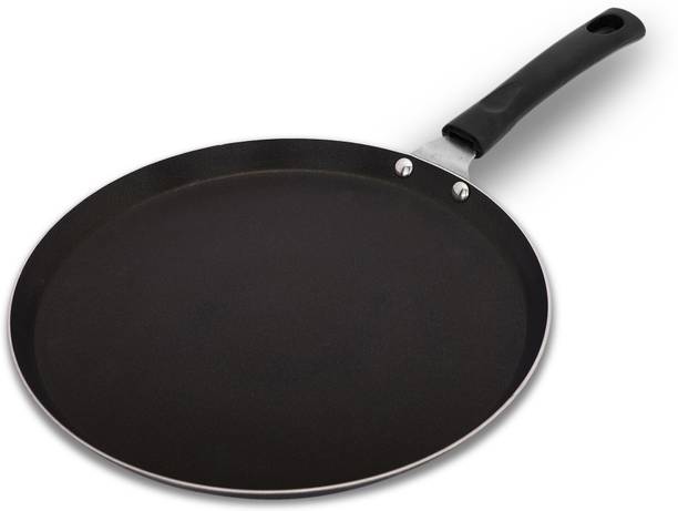Home-pro Non-Stick Dosa Tawa with Sturdy Riveted,Virgin Bakelite Handle Tawa 26 cm diameter