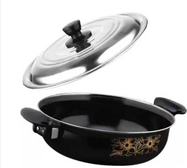 Maharajee Royal Kadhai 27 cm diameter with Lid 3.7 L capacity