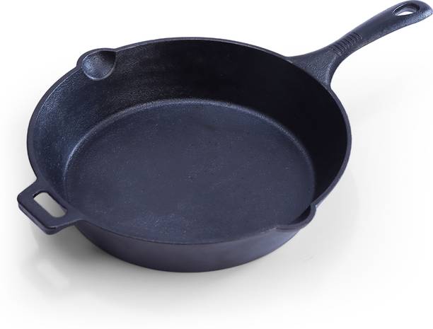 WONDERCHEF Forza Pre Seasoned Cast Iron Fry Pan 25 cm diameter 2 L capacity