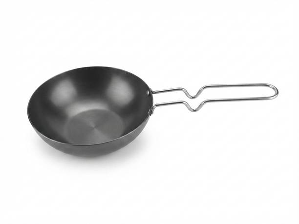 vk trends global VKTG Tadaka Pan | Daal Tadaka Pan | Kadhai Pan ( Pack Of 1 ) Kadhai 13 cm diameter 0.4 L capacity