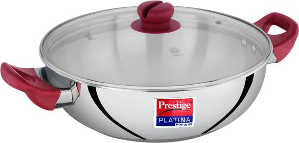 Prestige Platina Popular 26 cm ढक्कन के साथ