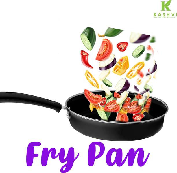 Kashvi Best Kitchen Cookware Gift Tadka Pan 22 cm diameter 1 L capacity