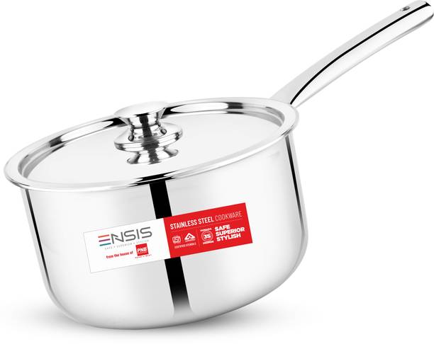 Ensis Triply Stainless Steel Induction Saucepan with Li...