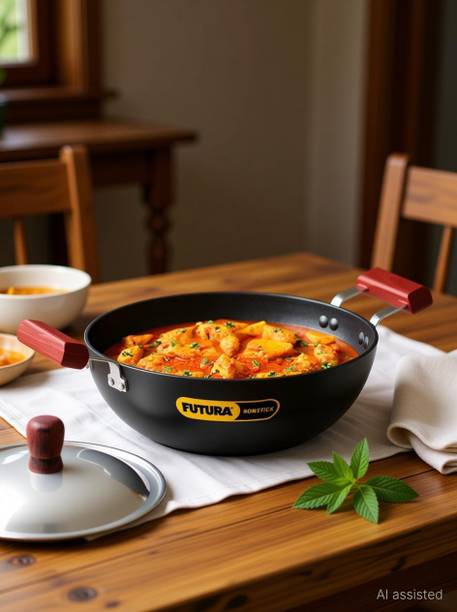 Hawkins Deep-Fry Pan (INK35S) 26.85 cm ढक्कन के साथ