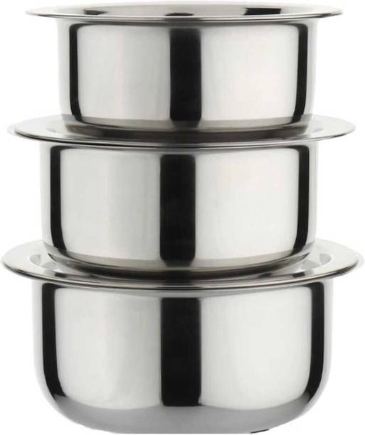 LolyKitch Stainless Steel Tope With Lid Topes or Patilas Pot 22 cm diameter 1 L, 1.5 L, 2 L capacity