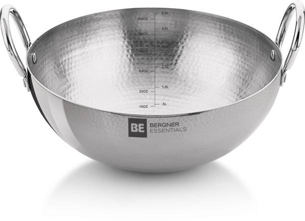BERGNER Essentials Kadhai 30 cm diameter 5.8 L capacity