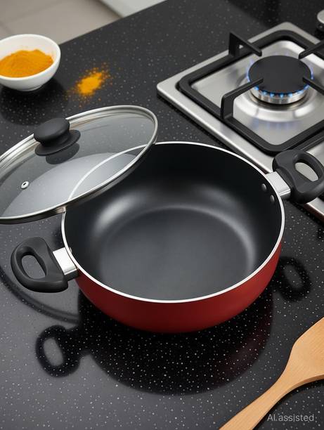 Prestige ओमेगा डीलक्स कढ़ाही 24 cm ढक्कन के साथ