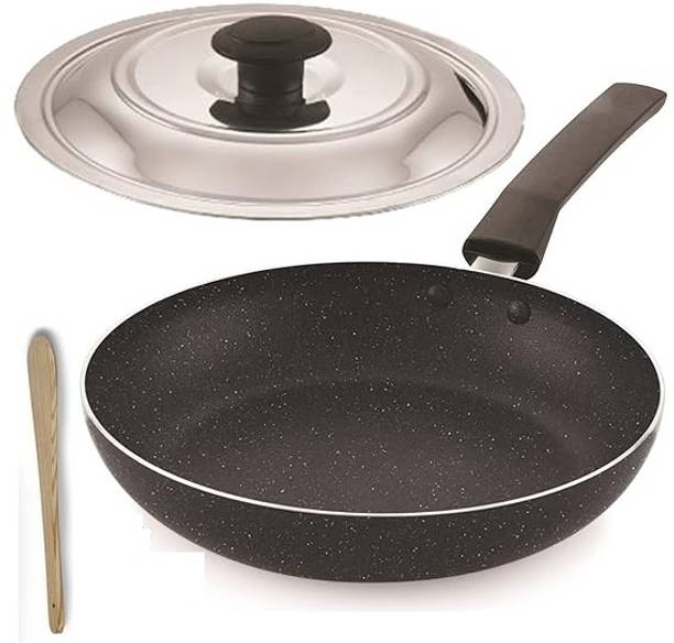HM EVOTEK Fry Pan 23 cm diameter with Lid 0 L capacity