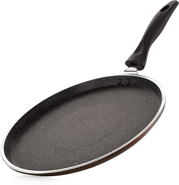 iVBOX Forging-Series 3mm-Thick induction-Base 280mm Non Stick Dosa Tawa 28 cm diameter