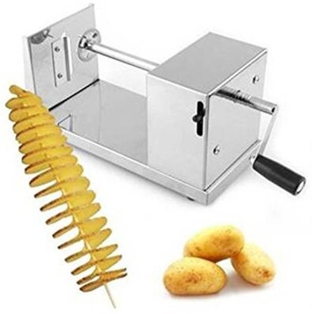 XYPHER by NA Stainless steel Twister Curly Spiral French Fry Tornado Potato SlicerMachine Potato Slicer