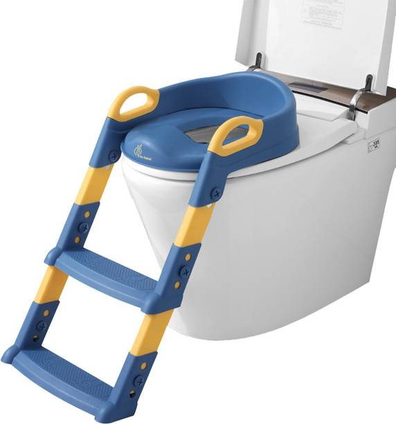 R for Rabbit Hiltop Kids Step Stool Adjustable & Non-Slip Ladder for 1 -7 Years Kids Potty Seat