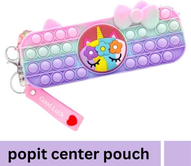 Extraposh Pop it Pouches for Girls – Unicorn Pencil Case Pop It Toy Pouch