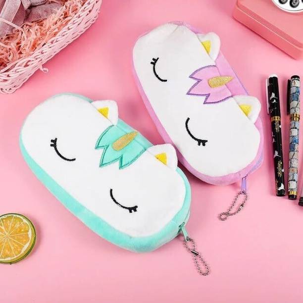 Tera13 Pencil Pouch, Unicorn Pencil Pouch for Girls Stationary Pouch for Kids, Pouch