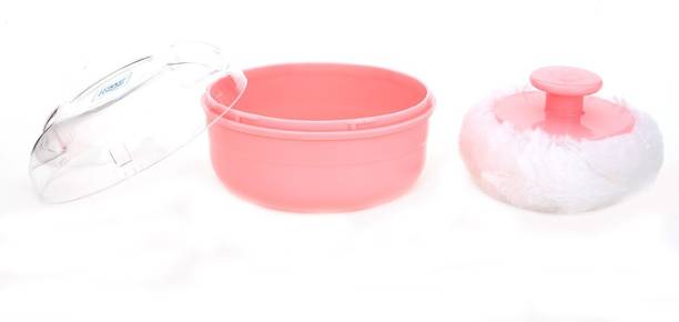 MeeMee Premium Powder Puff with Powder Storage (Pink)