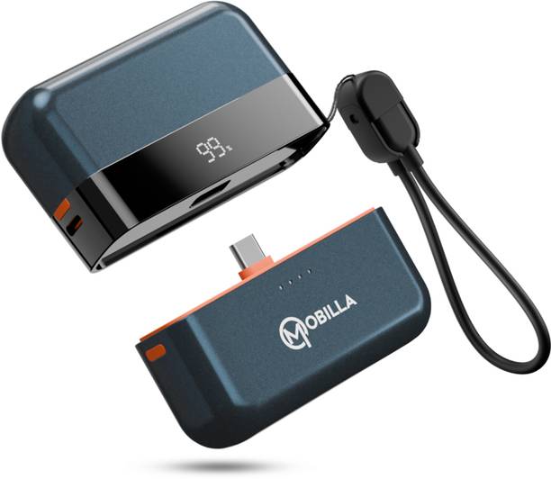 Mobilla 10000 mAh 22.5 W Compact Pocket Size Power Bank
