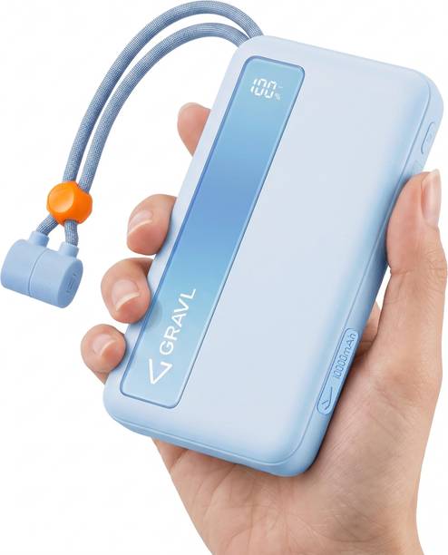 GRAVL 10000 mAh 30 W Compact Pocket Size Power Bank