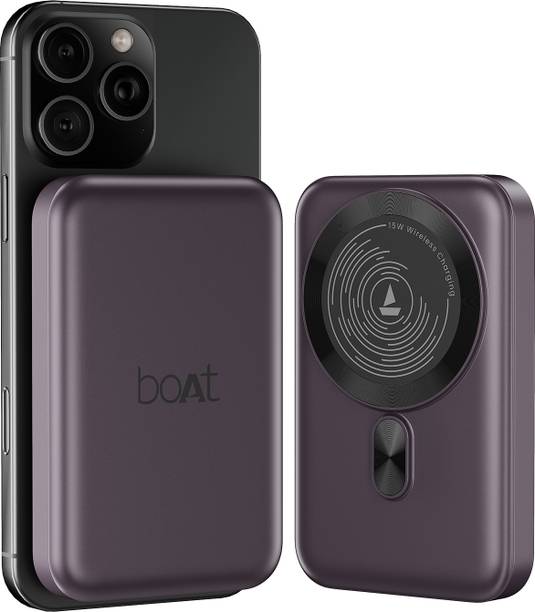 boAt 10000 mAh 22.5 W Wired & Wireless With MagSafe Power Bank