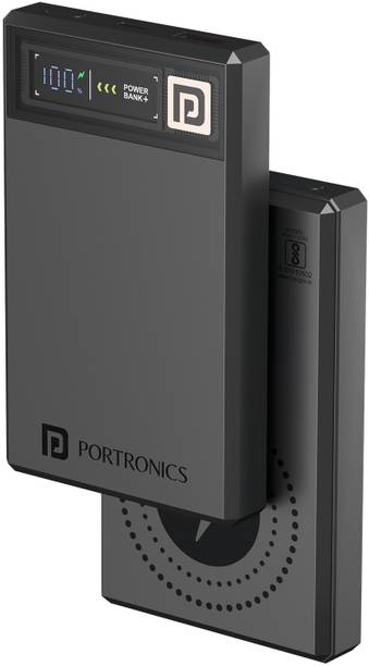 Portronics 10000 mAh 22.5 W Wired & Wireless Compact Power Bank