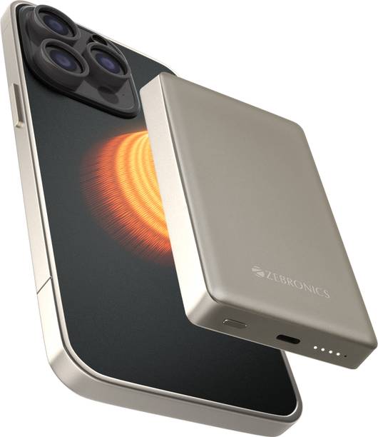 ZEBRONICS 10000 mAh 22.5 W Wireless With MagSafe Nano Power Bank