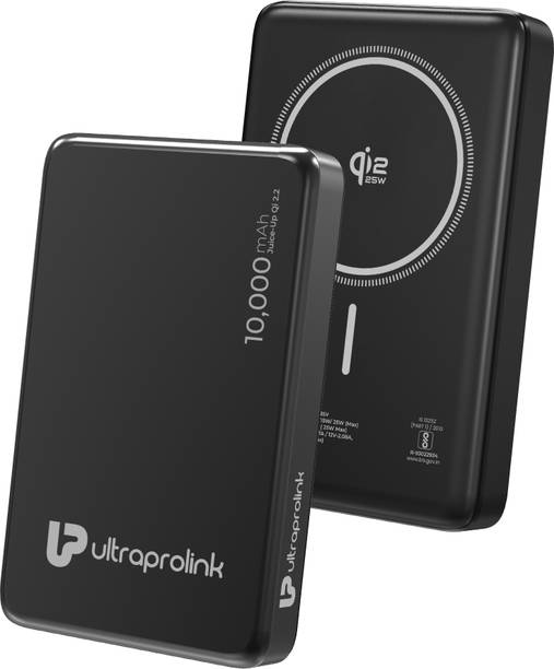 Ultraprolink 10000 mAh 25 W Wired & Wireless With MagSafe Compact Pocket Size Power Bank