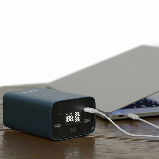 Lifelong 27000 mAh 100 W Compact Power Bank (Blue, Lithium-ion, F
