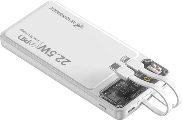 ENERGEEZ 10000 mAh 22.5 W Compact Pocket Size Power Bank
