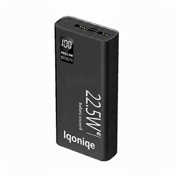 Iqoniqe 20000 mAh 22.5 W Compact Pocket Size Power Bank