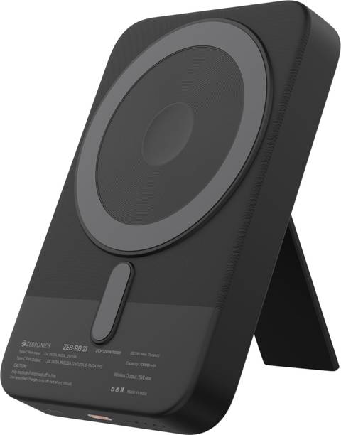 ZEBRONICS 10000 mAh With MagSafe Power Bank