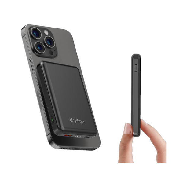 PTron 10000 mAh 22.5 W Wireless With MagSafe Slim Pocket Size Power Bank