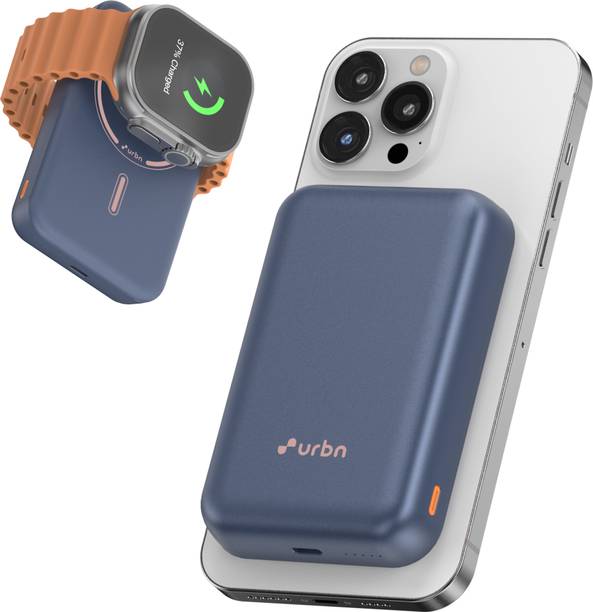 URBN 10000 mAh 20 W Wired & Wireless With MagSafe Compact Pocket Size Power Bank