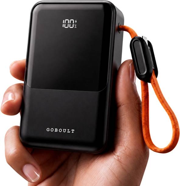 GOBOULT Ampvault V20 Pro 20000 mAh 45 W Compact Power Bank (Jet Black, Fast Charging, Mobile, Smartwatch) 20000 mAh 45 W Power Bank