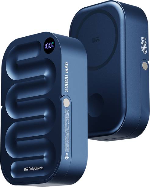 DailyObjects 20000 mAh 15 W Wired & Wireless With MagSafe Compact Pocket Size Power Bank