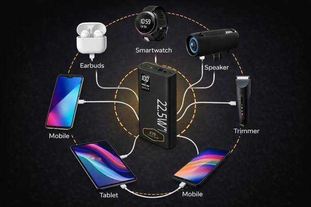 FAHIG 200000 mAh 22 W Compact Pocket Size Power Bank