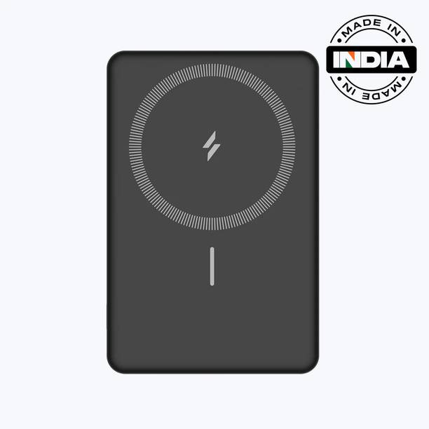 ZEBRONICS 10000 mAh 22.5 W Wired & Wireless With MagSafe Slim Pocket Size Power Bank