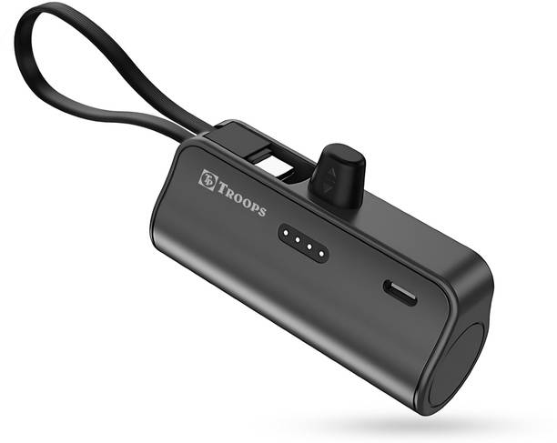 TP TROOPS 5000 mAh 65 W Mini Pocket Size Power Bank