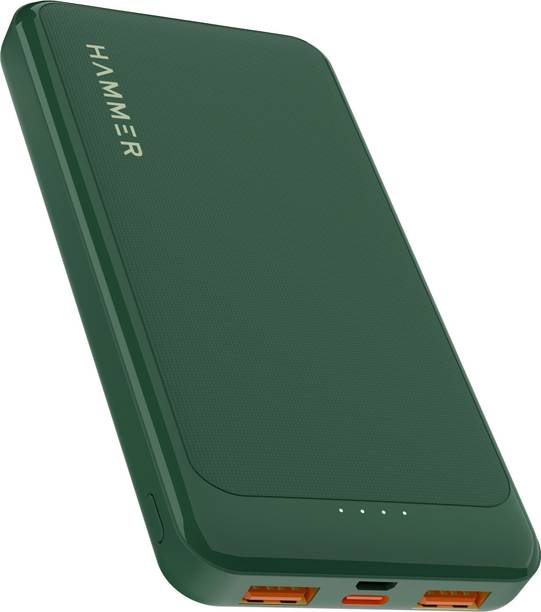 Hammer 10000 mAh Ultra Compact Pocket Size Power Bank