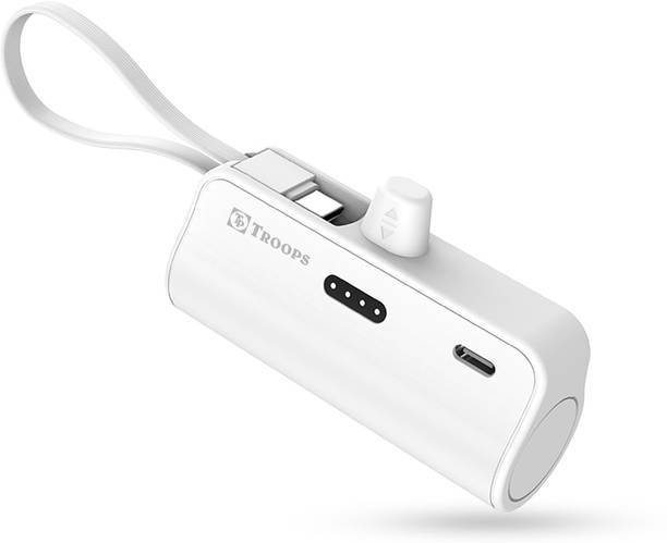 TP TROOPS 5000 mAh 65 W Mini Pocket Size Power Bank