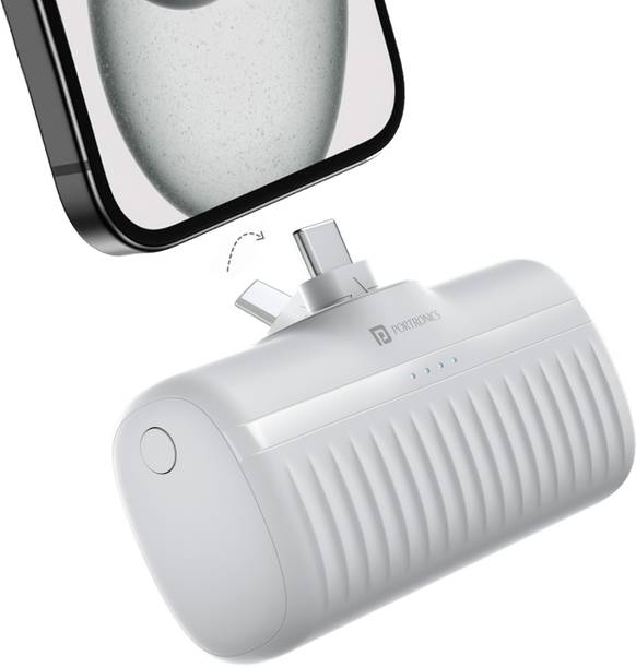 Portronics 5000 mAh 20 W Compact Pocket Size Power Bank