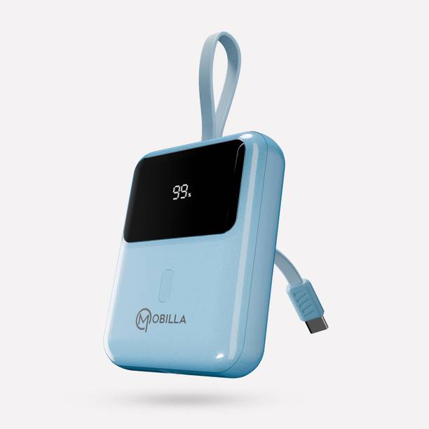 Mobilla 10000 mAh 22.5 W Compact Pocket Size Power Bank