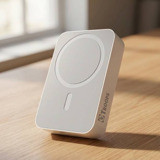 TP TROOPS 10000 mAh 25 W With MagSafe Compact Pocket Size Power Bank
