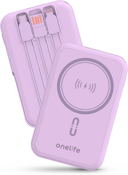 OneLife 10000 mAh 20 W Wireless With MagSafe Compact Pocket Size Power Bank