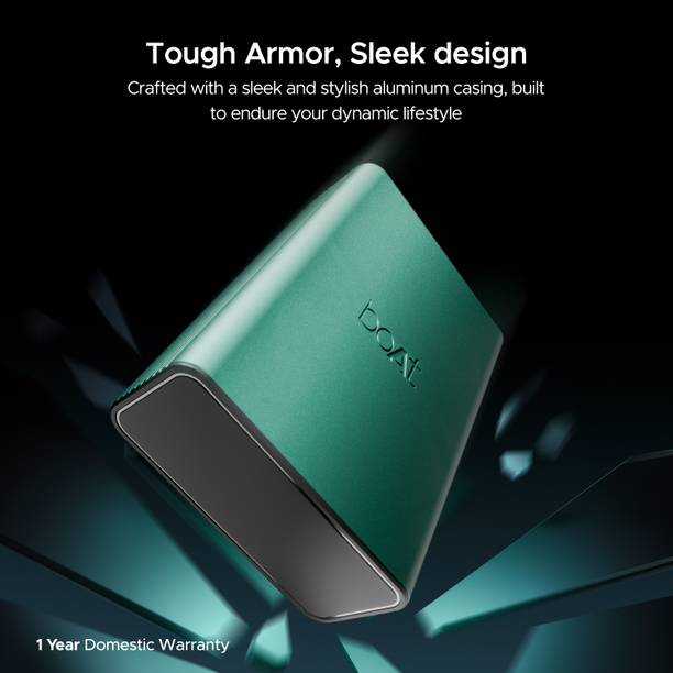boAt 20000 mAh 22.5 W Pocket Size Power Bank  (Emerald Green, Lithium Polymer, Fast Charging, Quick Charge 3.0, Power Delivery 3.0 for Mobile, Tablet)