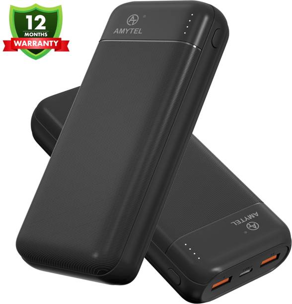 AMYTEL 20000 mAh 18 W Compact Pocket Size Power Bank