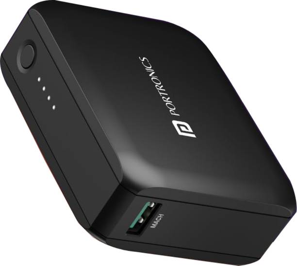 Portronics 10000 mAh 30 W Compact Pocket Size Power Bank