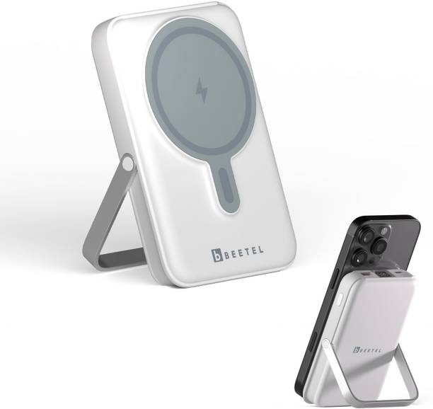 Beetel 10000 mAh 22.5 W Wired & Wireless With MagSafe Compact Pocket Size Power Bank