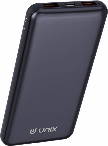 Unix 10000 mAh 15 W Compact Pocket Size Power Bank
