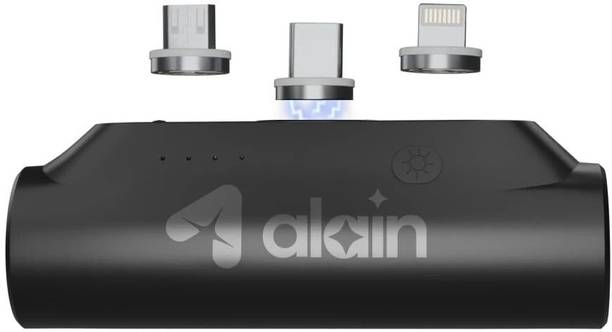 Alain 5000 mAh 10 W Wireless Mini Pocket Size Power Bank