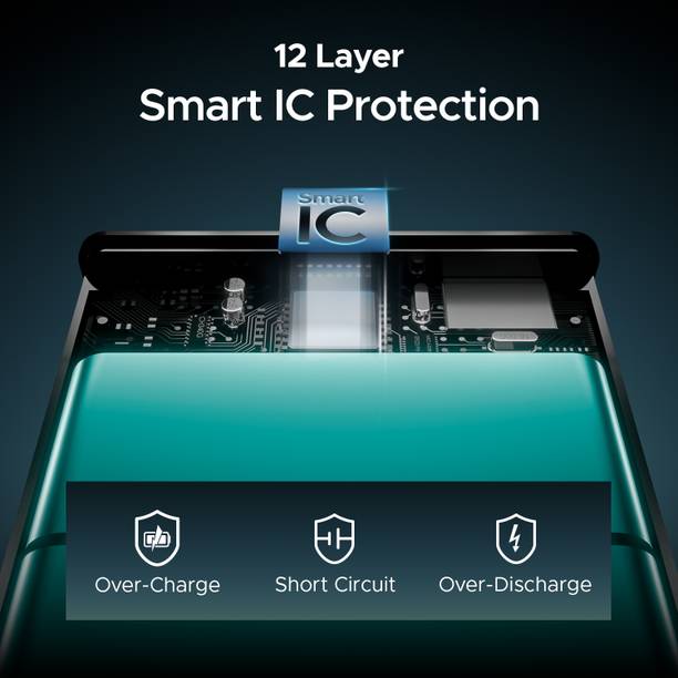 boAt 20000 mAh 22.5 W Pocket Size Power Bank  (Emerald Green, Lithium Polymer, Fast Charging, Quick Charge 3.0, Power Delivery 3.0 for Mobile, Tablet)