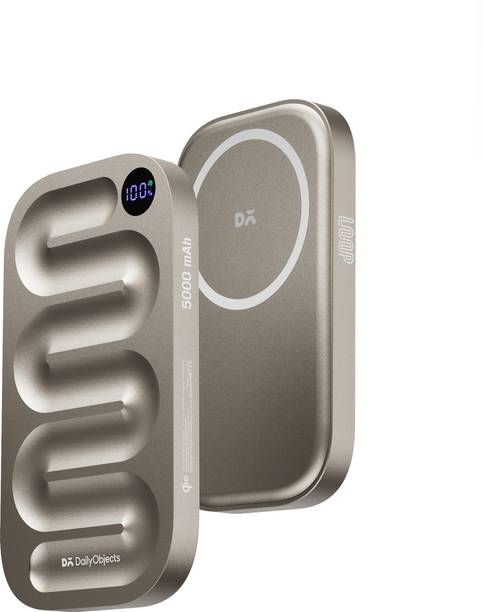 DailyObjects 5000 mAh Wireless With MagSafe Slim Power Bank