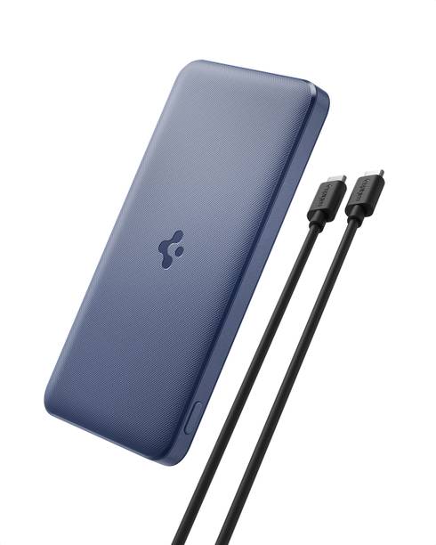 Spigen 10000 mAh 22.5 W Power Bank (Navy Blue, Lithium Polymer, F